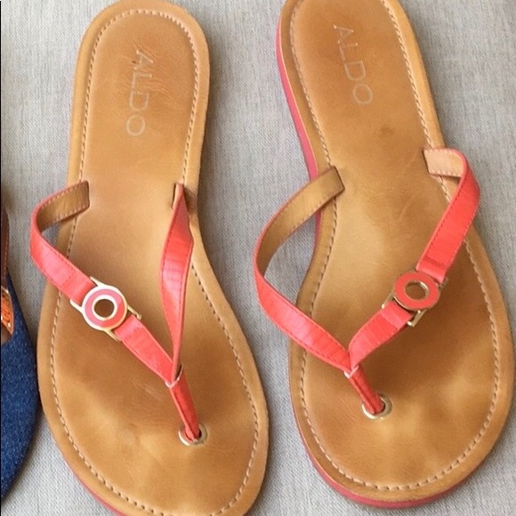 Aldo Shoes - Aldo Size 9 Coral sandal flip flop